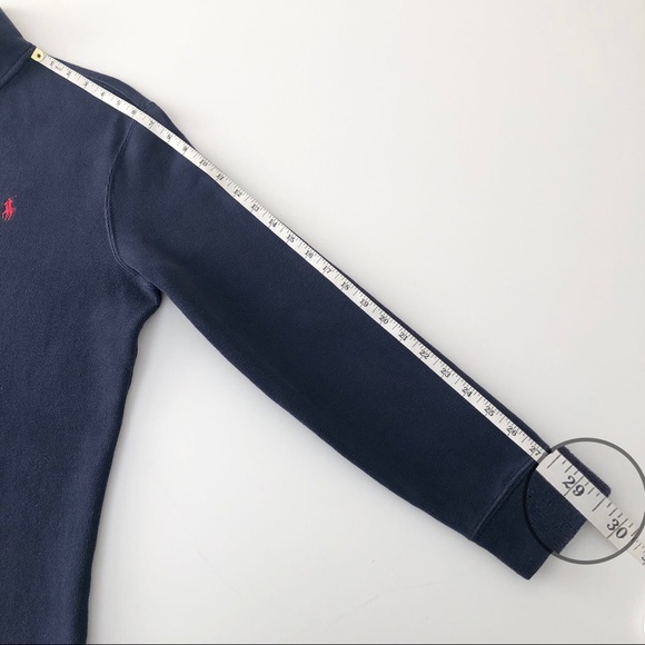 POLO Ralph Lauren Men's Navy Quarter Zip Sweater M - Picture 11 of 11